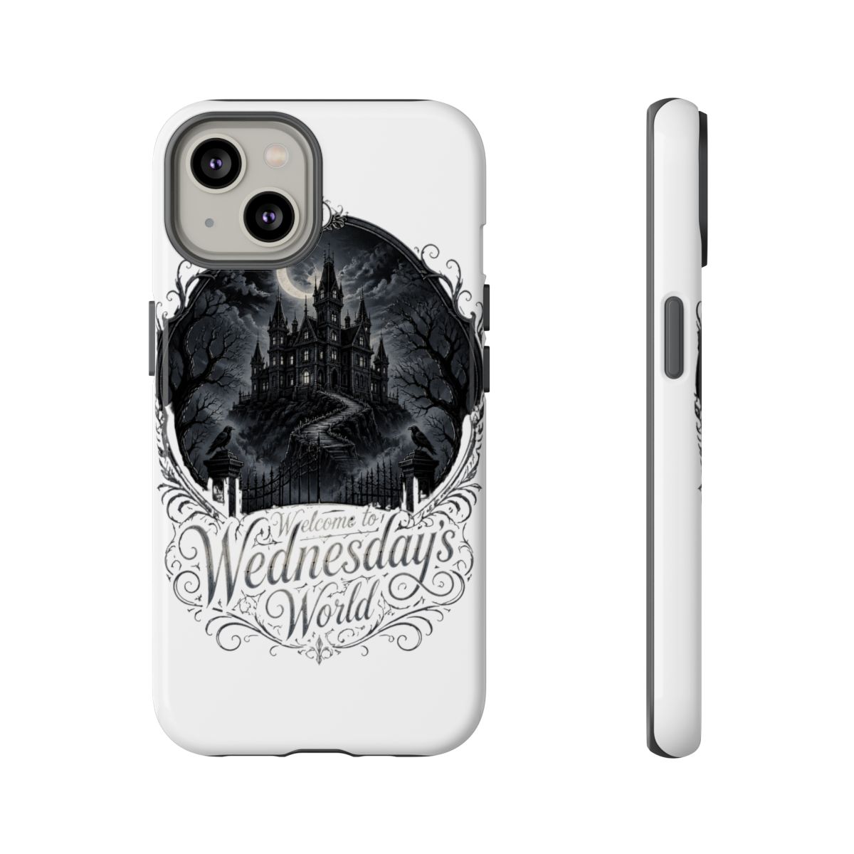 Wednesday "Welcome to Wednesday" Phone Case - alternate angle 4, merchandise