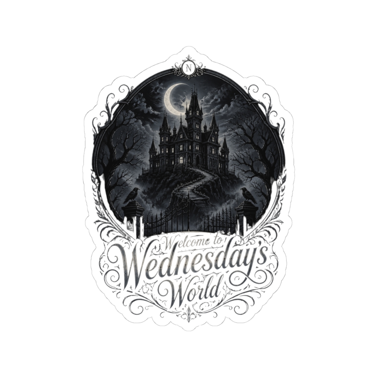 Wednesday "Welcome to Wednesday" Sticker